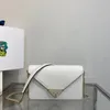 Saffiano leather shoulder bag chain handle handbag for women Zipper closure Metal hardware lady Cross body Messenger bags