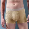 Underbyxor boxare shorts underkläder för män trosor boxarehorts man homme manlig modal anti-bakteriell sömlös sexig cuecas