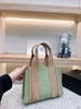 Klasyki torebki torebki drzewne torby na płótnie torby na zakupy designerskie torebki mody torba na torbę na plażę luksusowe podróżne torebki na ramię 4 style styl