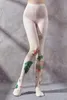 Женские носки в китайском стиле, колготки Lotus Girl Cheongsam, одинаковый материал из непроницаемого плотного материала с принтом, винтажные весенние и