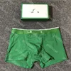 Crocodile Designer Man Kalsonger Modebrev Tryckt Andas Boxers Man Ren bomull Underkläder 3st/lot