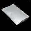 Förvaringspåsar 4.7''x7.9 '' (12x20cm) mylar Stand Up Pure Aluminium Foil Packaging Bag for Food Coffee Nuts Sugar Recloserable