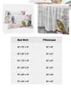 Bed Skirt Parrot Flowers Wooden Board Elastic Fitted Bedspread With Pillowcases Mattress Cover Bedding Set Sheet