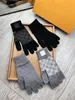 Wool gloves men and women winter pure wools warm gloves business leisure and cold resistant wool knitting