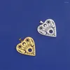 Charmes 5 pcs/Lot gros amour coeurs pendentifs creux lune étoiles charme en acier inoxydable bricolage faisant des femmes collier accessoires