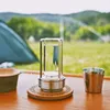 Tafellampen metaal draadloze lamp draagbare oplaadbare camping touch diming bureau led crystal night light balk home decor