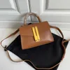 British Minority Tofu shoulder bag demellier the nano montreal womens fashion leather small designer square bags quality highIeqF#