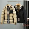 Men's Online Celebrity Winter Jacket Puffer Designer Down Jackets Women Coat Cotton Parka Overcoat Casual Fashion Chest Pocket Design Thick Warm Hooded M2an