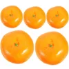 Party Decoration 5 Pcs Fruit Model Household Decor Fake Fruits Artificial Simulation Oranges Faux Ornament Models Desktop