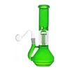 1 PCS Verre Bong narguilé 10.5 pouces Dab Oil Rig bras arbre Percs nid d'abeille recycleur bécher Bongs avec 14mm mâle verre brûleur à mazout tuyaux quartz