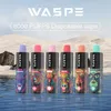 오리지널 말벌 8000 퍼프 일회용 vape 펜 포드 장치 퍼프 7000+/7K 충전식 선택 가능한 일회용 전자 담배