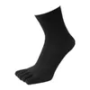 Herrensocken 5 Paare Mode Harajuku Frühling Winterstil Happy Männer fünf Finger Baumwoll Polyester Atemzehen Socken Mann Meias