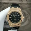 AP Swiss Luksusowe zegarki na rękę Męską Serię Royal Oak Series Automatyczne maszyny Używane zegarek z datą wyświetlania czasu Flyback/Rewers Jump 41mm 15400or.oo.d002cr.01 1GG5