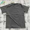 T-shirt da uomo Carattere ambiguo Stampa C.e Cav Empt Streetwear Marrone Antracite Cavempt Tee Washed Batik Vintage Top Puro cotone marchio di lusso di alta qualità