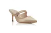 Sandaler Champagne Satin Mary Jane Muller Shoes Fashion Women's Shoes