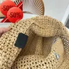 23ss Designer Strandtas luxe tote gehaakte klassieke shopping handtassen vrouwen palin met letters handtas Grote Capaciteit dames zak