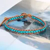 Strand Kelitch 4mm de bracelete de miçangas de pedra feita de puxador de pedra de pedra feminina Madeira Moda Acessórios para jóias