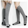 Chaussettes de sport électriques rechargeables chauffées hiver chaudes en plein air hommes femmes calorifugées thermiques