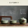 Set da tè Set da tè in ceramica da viaggio Set Teiera cinese 1 2 Mini tazze Tazze da tè in porcellana con infusore Borsa portatile per esterni