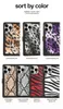 Snake Leopard Zebra Print Leather Flip Phone Fall för iPhone 15 14 13 12 11 X XR 8 7 Plus Luxury Stand Magnetic Card Slots Plånbok Cover Stuffsäker stötfångare Anti Drop