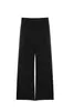 Pantalon en cuir pour femmes, jupe courte, ceinture, joint de taille, pendentif, ensemble deux pièces, jambes larges, 2023, 1070