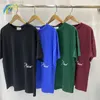 Men's T-Shirts Spring Summer Rhude T Shirts Men's Casual Clothes Oversized Cotton Letter Embroidered Fashion Streetwear Short Sleeve More Color