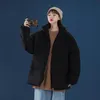 Женские траншеи Coats Streetwear Корейские мужчины зимние теплые куртки Parkas твердый цвет повседневная одежда Harajuku Женские карманы