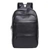 Backpack Cow Genuine Leather Student Real Natural Men Backpacks Boy Lager Computer Laptop Fashion Bag