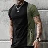 Hommes t-shirts rue t-shirt été 3D rayure impression à manches courtes hauts mode tous les jours T surdimensionné t-shirt hommes vêtements 230406