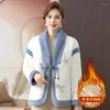 Veste en fourrure de Style chinois pour femmes, vêtements pour mères, Imitation velours de vison, épais, manteau chaud pour personnes d'âge moyen et âgées