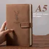 wholesale A5 Notebook Ultra thick Thickened Notepad Business Soft Leather Work Meeting Record Book Office Diary Sketchbook Students Cute 220713