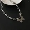 Ketens gotische ins hanger hiphop aarde coole kraag esthetiek junk chain accessoires vlinder zon onafhankelijk sieraden geschenk