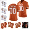 Aangepaste Texas Longhorns voetbalshirt NCAA College Quinn Ewers Arch Manning Bijan Robinson Xavier Worthy Earl Campbell Thomas Vince Young Ricky Williams McCOY