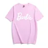 Barbie Brief Print Katoenen T-shirt Vrouwen Sexy Tumblr Grafische Tee Roze Grijs T-shirt Casual T-shirts Bae Tops Outfits tees Shirts284e