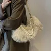 Borse a tracolla Borse Autunno Inverno Morbida pelliccia sintetica e borse Borsa a tracolla di lusso da donna carina Plus Borsa a tracolla dolce borsacatlin_fashion_bags