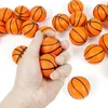 Dekompressionsspielzeug für Kinder, 4 cm, PU-Schaum, Sportbälle, Fußball, Basketball, Rugby, Baseball, Volleyball, Tennis, Hüpfbälle, Hand-Auge-Koordination, Sporttrainingsball