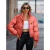 Womens Fashion Down Jacket Winter Cotton Puffer Parkas Long Sleeve Original PA Home Letter Outwears Designer Lady Slim Jacket Windbreaker Short Parka Coat Star1922