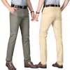 Męskie spodnie Techome moda spodni męska odzież marki plus size wiosna/lato swobodne spodnie męskie bawełniane szczupłe dopasowanie Chino 230407