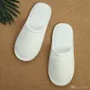 1pair wegwerpreis hotel slippers witte handdoek gesloten teen spa schoenen badkamer sets wassen douche badbad accessoires