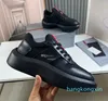 Popular New Casual- stylish Men Thick bottom Skateboard Shoes Macro Re-Nylon & Brushed Leather Comfort Man Outdoor Walking