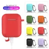 Headphone Accessories Silicone Earphone Cases For Airpods 1 2 3 pro Wholesale Protective Headphones Cover For Apple Air Pods Box Bag With Buckle Inexpensive
