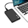 Freeshipping 1st USB 25 "Extern inneslutningsbox HDD SATA HD -fall (svart) Nobog