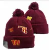 Homens de malha com punhos Pom Washington gorros foi bobble chapéus esporte malha chapéu listrado lateral lã quente beanies boné para mulher a5