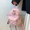 Backpack Style School Bags Summer Plaid Nylon Women Backpack New Students Samll Pink Jacquard Scoolbag Girls Single Soulder Bagstylishhandbagsstore