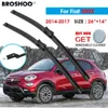 Fiat 500x 26 "+14" 2014-2017 Auto Windscreen Wipers Wipers Wipers Wash Fit Push Button ARM Q231107
