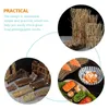 Dinnerware Sets 6 Pcs The Fence Sushi Mesh Product Pography Props Backdrops Miniature Kits Bamboo Decor Curtain