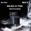 SFOG NO-825 HOST 600MAH Built-in battery Rechargeable Magnetic Design For NO-825 A1 A2 POD With Airflow Adjustable Voltage RGB Lights Type-C Port 11 Colors Available