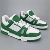 Topkwaliteit Casual Schoenen 2021 hete zomer ademend klassieke heren dames casual schoenen trainer designer sneakers afdrukken laag uitgesneden groen rood zwart wit loopschoen 394