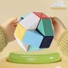 Toy 24-72 Segment Magic Rule Snake Multi-Color 3D Puzzle Fidget Toys Decompression Transformationable Cubes Education Toys