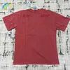 T-shirts pour hommes Vintage Washed Old Embroidery Cavempt t Streetwear Classic Green Red Cav Empt C.e Tee Top with Tags Coton produits de luxe de haute qualité